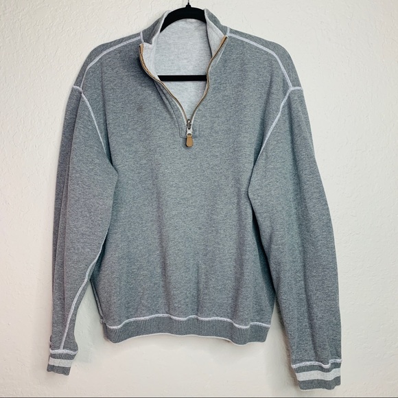 DANIEL CREMIEUX Reversible Mock Neck Pullover - Picture 12 of 16